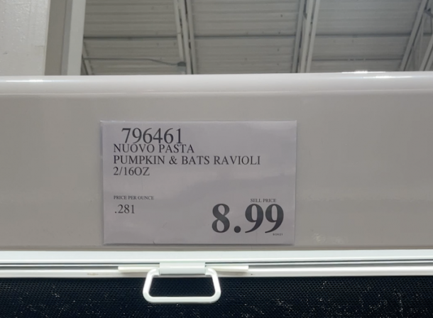 Costco is Selling Pumpkin And Bat Ravioli That Is Stuffed With Cheese ...