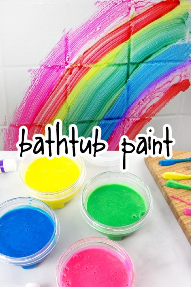 DIY Bathtub Paint for Toddlers! • Kids Activities Blog
