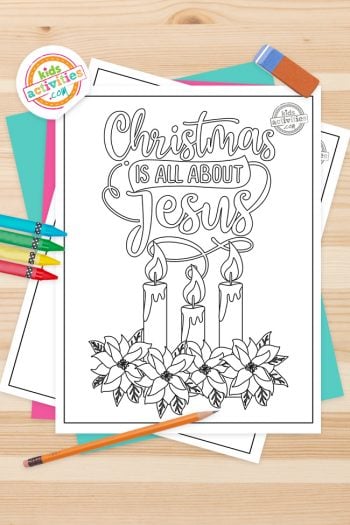 35+ Best Festive &amp; Free Printable Christmas Coloring Pages for Kids | KAB