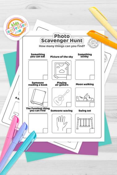Free Photo Scavenger Hunt Printables | Kids Activities Blog
