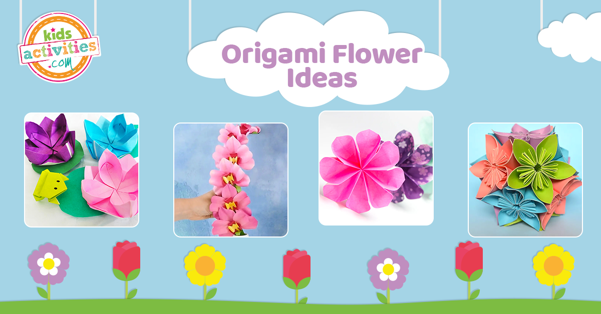 39 Easy Origami Flower Ideas | Kids Activities Blog