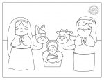 Free Printable Nativity Coloring Pages | Kids Activities Blog