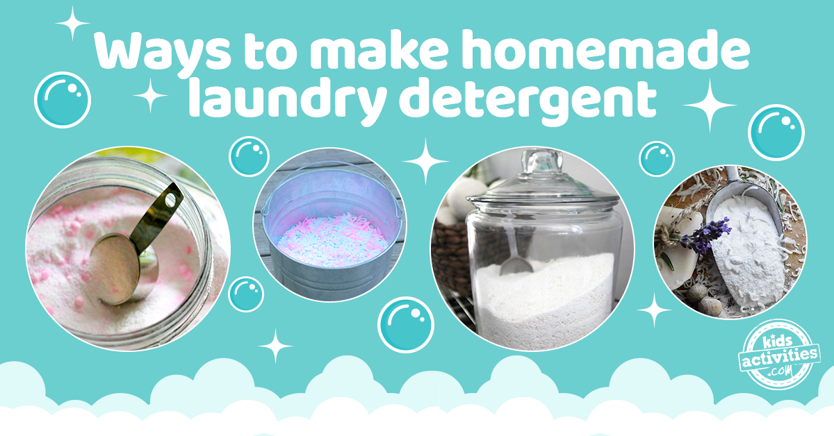 21 Ways To Make Homemade Laundry Detergent Kids Activities Blog
