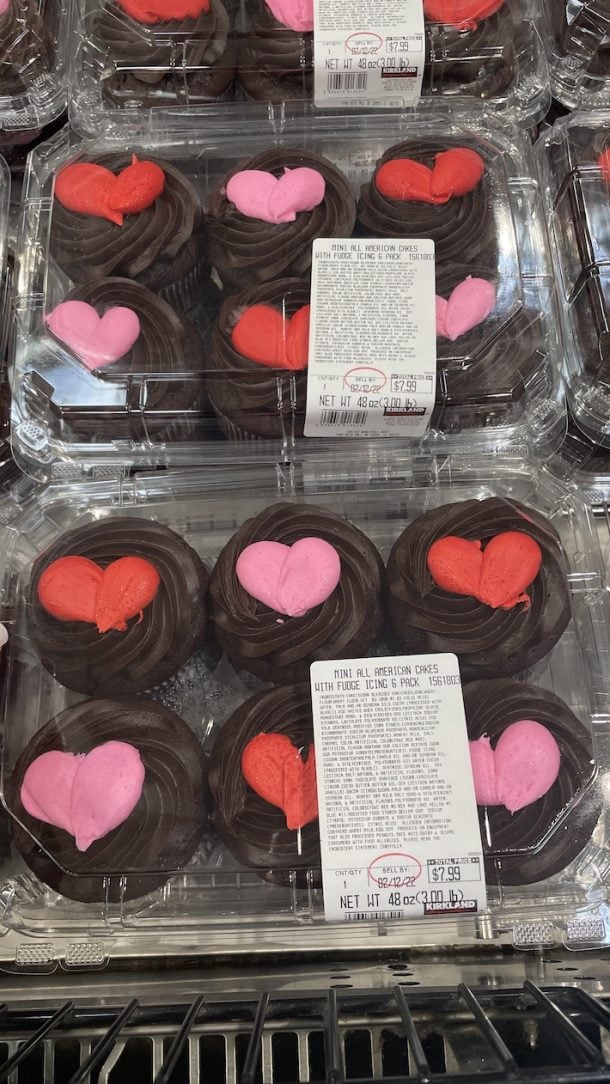 Costco Is Selling Giant Chocolate Cupcakes with Frosted Hearts for