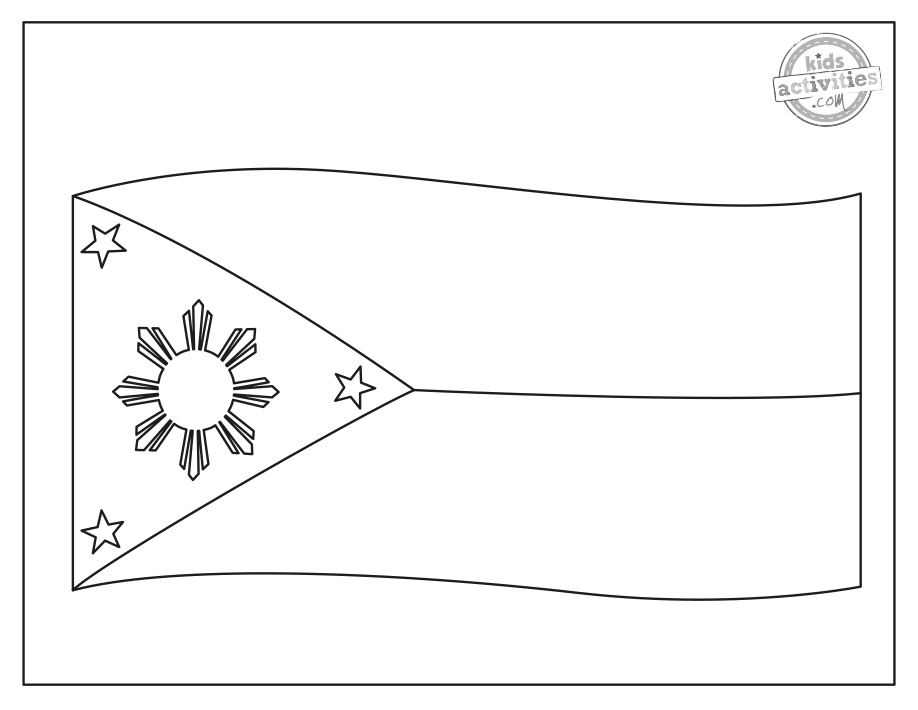 Providential Philippine Flag Coloring Pages Kids Activities Blog KAB