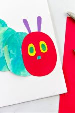 Easy Very Hungry Caterpillar Mixed Media Craft • Kids Activities Blog