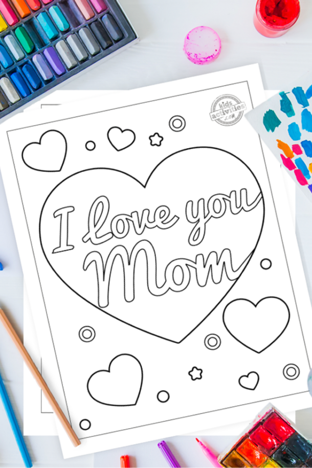 Easy Valentines Coloring Pages for Toddlers & Preschoolers | Kids ...