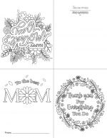 4 Free Printable Mother's Day Cards Kids Can Color | Kids Activities Blog