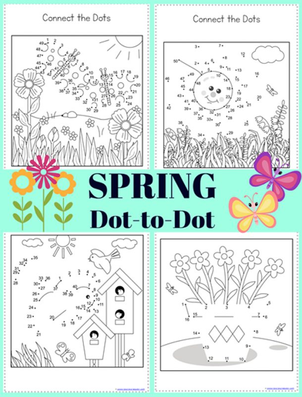 22 Free Printable Connect the Dots Worksheets for Kids | Kids Activities Blog