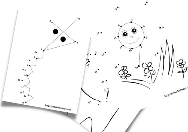 22 Free Printable Connect the Dots Worksheets for Kids | Kids ...