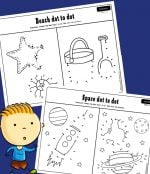13 Free Easy Connect The Dots Printables for Kids | Kids Activities Blog