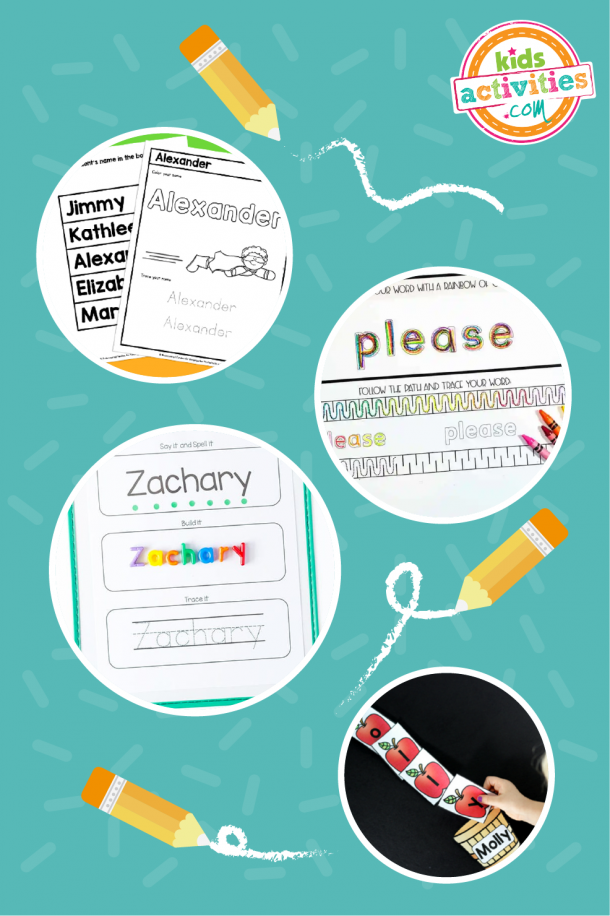 19 Free Printable Name Writing Activities For Preschoolers Kids ...