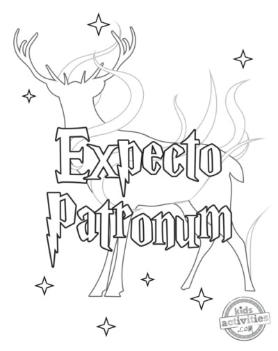 14 Free Unofficial Harry Potter Spells Coloring Pages | Kids Activities ...