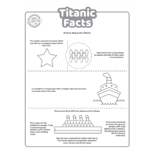 Fun Titanic Facts For Kids To Print And Learn | Kids Activities Blog