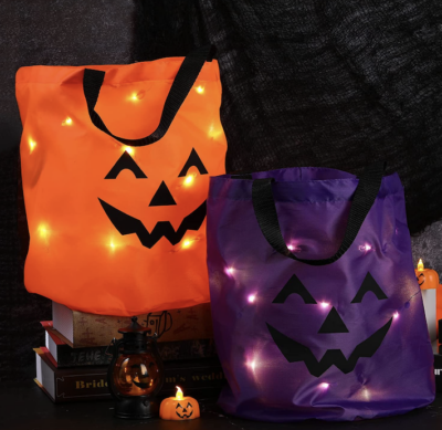 You Can Get Light Up Halloween Candy Bags To Light Up The Night While ...