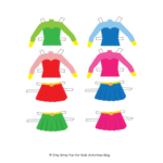 Free Printable Superhero Dress Up Paper Dolls [Girl Version] | Kids ...