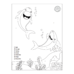 Free Printable Shark Color by Number Worksheets | Kids Activities Blog