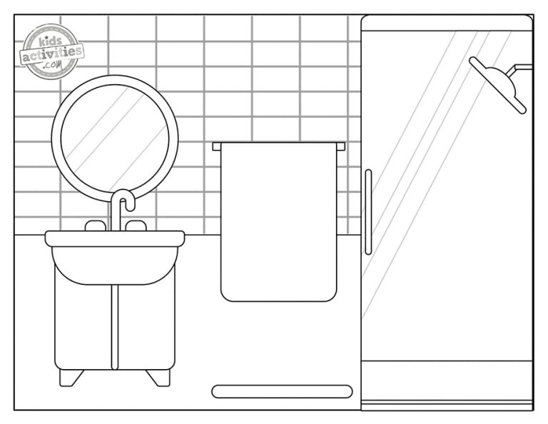 Free Printable Paper Doll House Coloring Pages |Kids Activities Blog