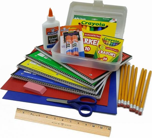 thumbnail image 2 of Blue School Supplies Set 108-Piece Back To School Supply Kit - Complete Middle & High School Essentials In Blue Pink Pencils 2 of 10