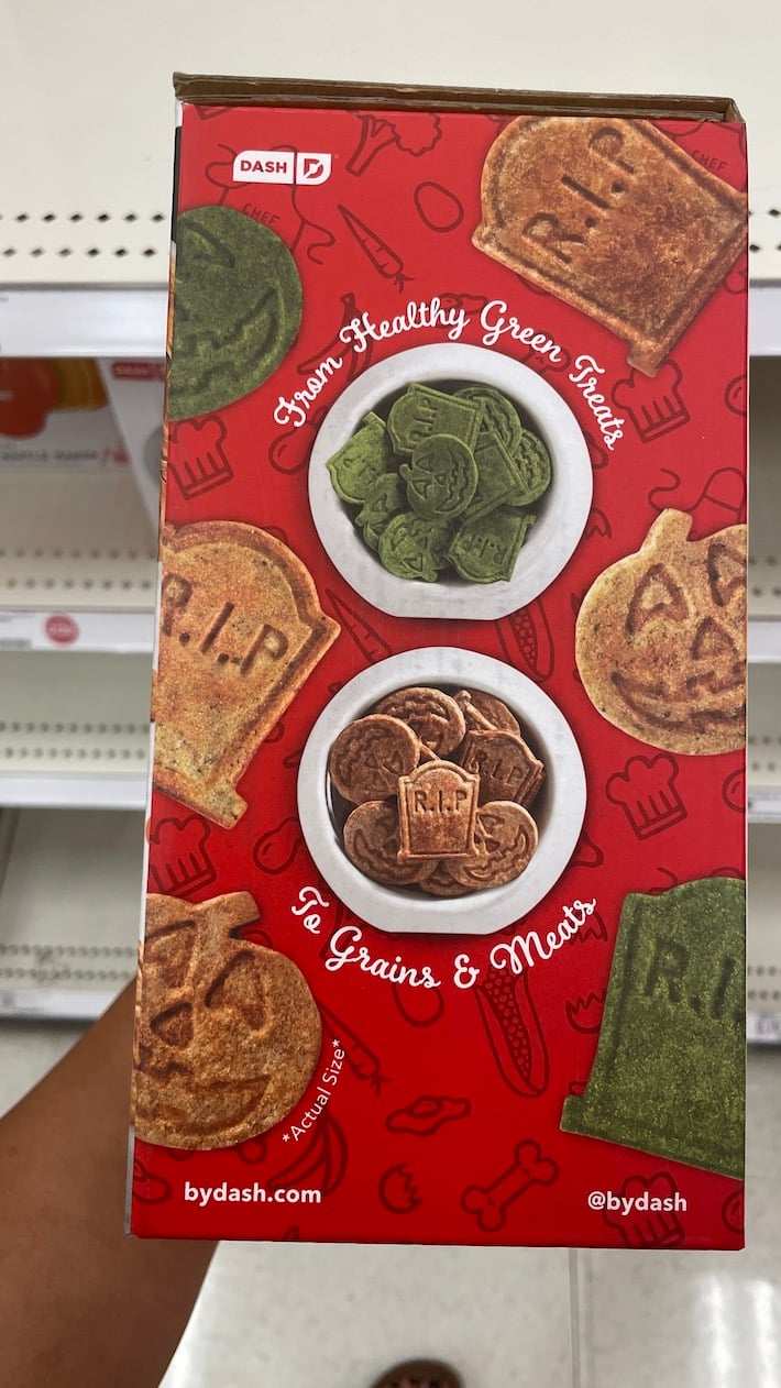 Target is Selling A Mini Halloween Dog Treat Maker Just in Time for Spooky Season Kids