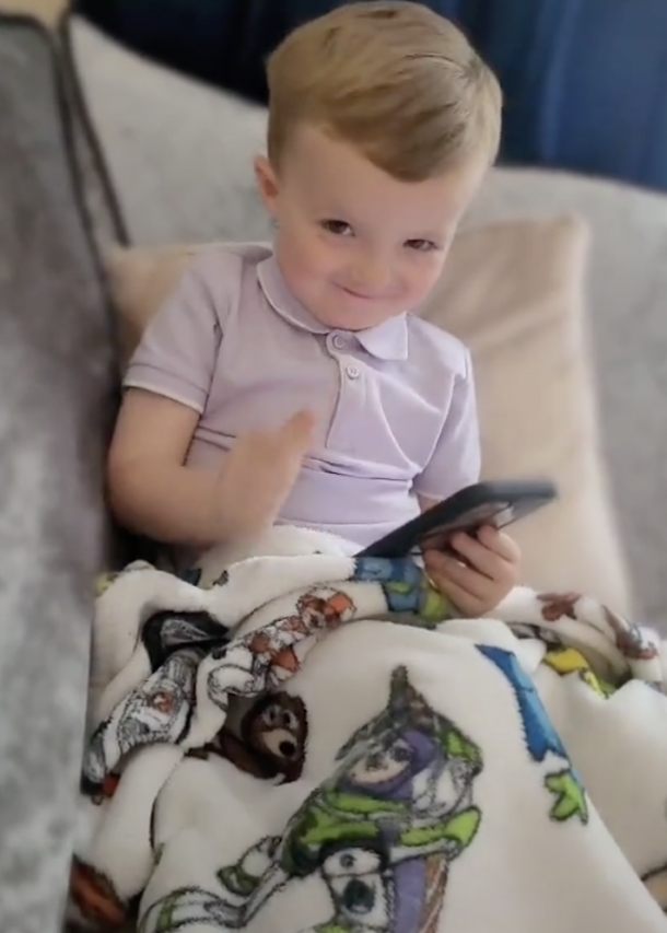 Toddler Boy Calls Grandpa And Asks Him To Punish Dad By Taking Him To