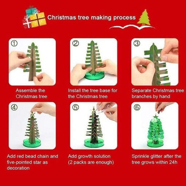 These Magic Growing Crystals Allow Your Kids To Grow Their Own Christmas Tree Kids Activities Blog