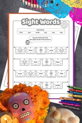 Day of the Dead Activities: Free Matching Game for Kids