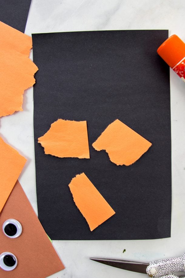 Easy Construction Paper Jack O Lantern Craft • Kids Activities Blog