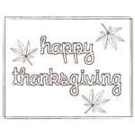 Free Printable Thanksgiving Placemats for Kids to Color | Kids ...