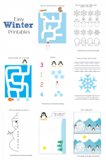 Printable Winter Activity Sheets for Kids | Kids Activities Blog