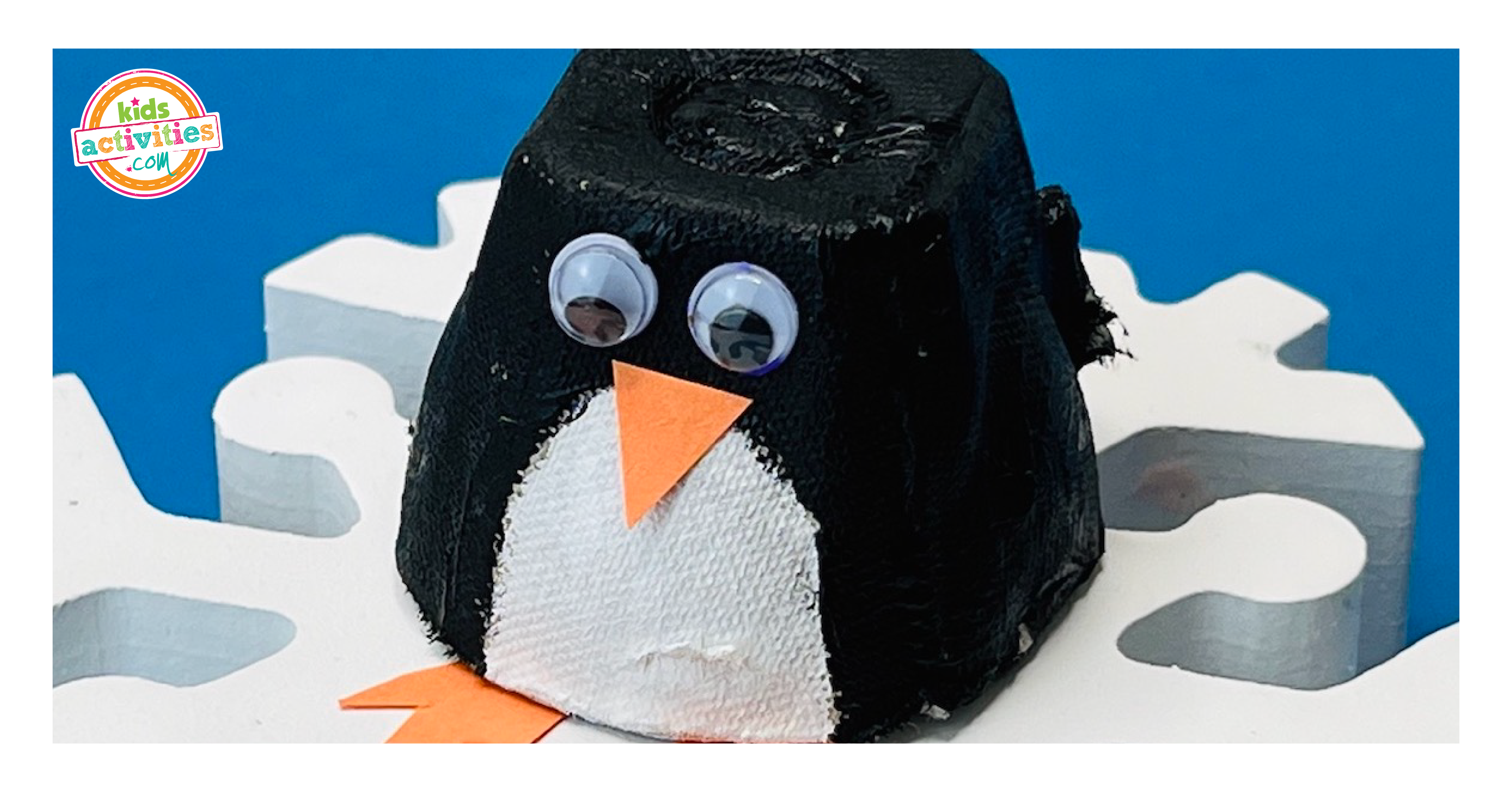 Make A Fun Craft Penguin With An Egg Carton Kids Activities Blog