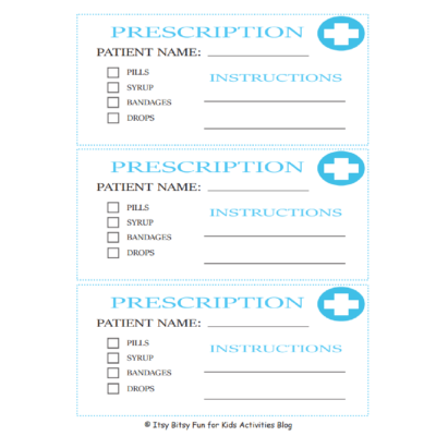 Doctor Pretend Play Kids Printables | Kids Activities Blog