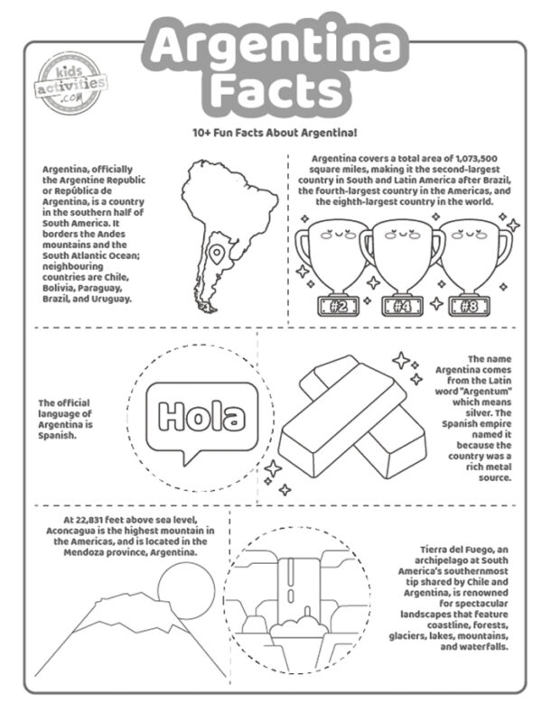 Printable Fun Facts About Argentina For Kids Kids Activities Blog Printable Fun Facts About Argentina For Kids Kids Activities Blog