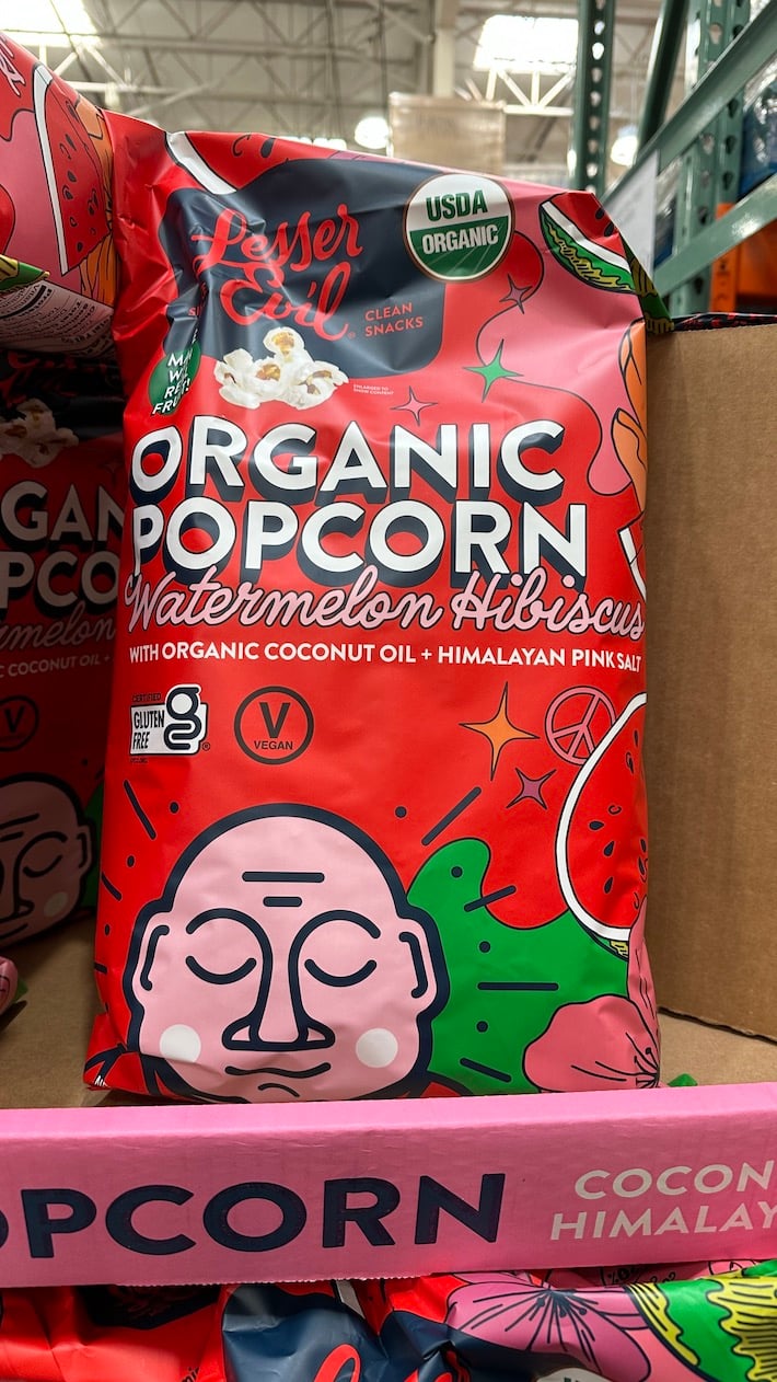 Costco is Selling Organic Watermelon Hibiscus Popcorn and You Know You