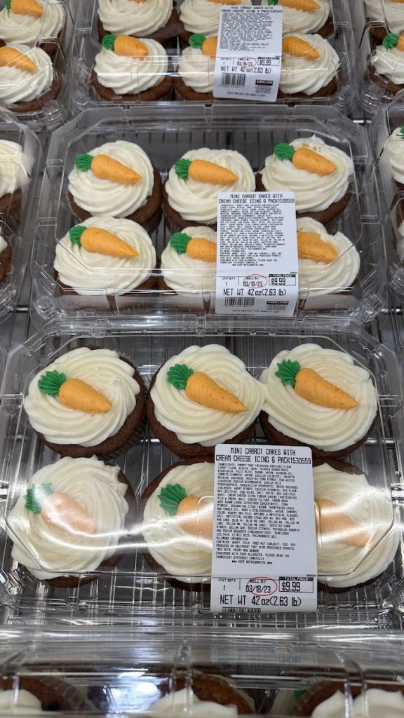 Costco Is Selling Mini Carrot Cakes Covered In Cream Cheese Frosting 