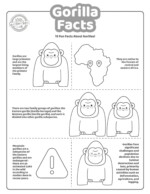 Interesting Gorilla Facts for Kids to Print &amp; Play | Kids Activities Blog