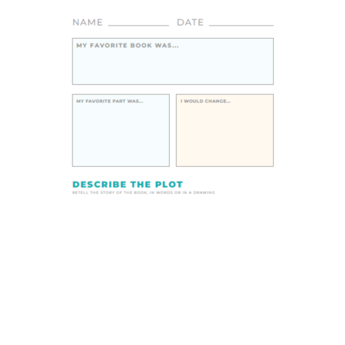 Build Lifelong Reading Habits with our Free Printable Reading Log and ...