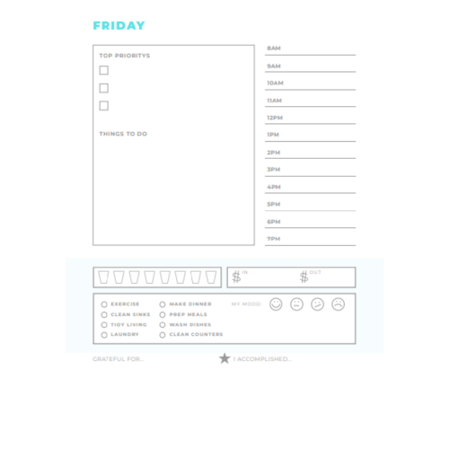 Free Printable Mom Planner Designed for the Life of a Busy Mother ...