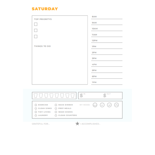 Free Printable Mom Planner Designed for the Life of a Busy Mother ...