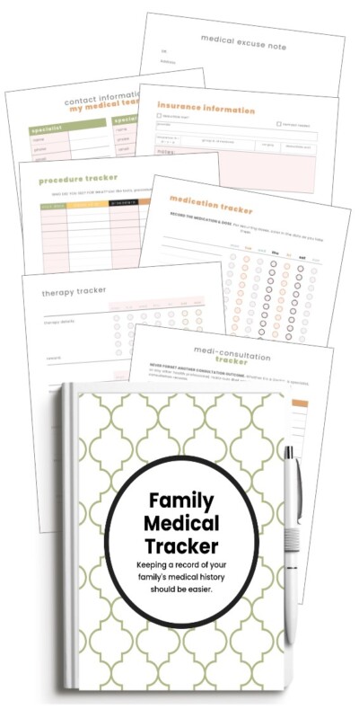 Stay Organized with Our Free Family Medical Tracker | Kids Activities Blog