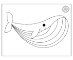 Free Printable Blue Whale Coloring Page | Kids Activities Blog