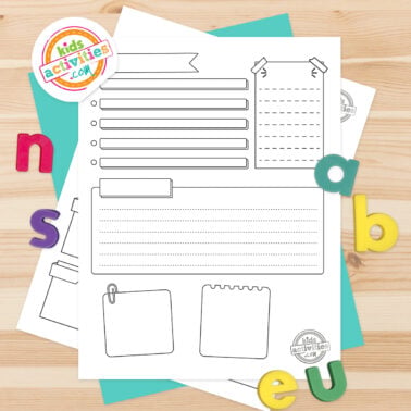 Bullet Journal Printable | Kids Activities Blog