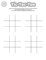 Tic Tac Toe Printable | Kids Activities Blog
