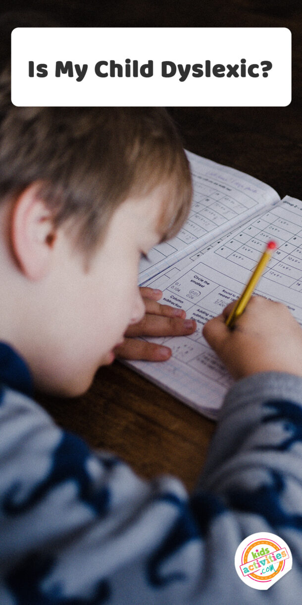 Writing Letters Backward - Is My Child Dyslexic? Kids Activities Blog