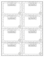 Free Printable Name Tags For School, Parties, &amp; More | Kids Activities Blog