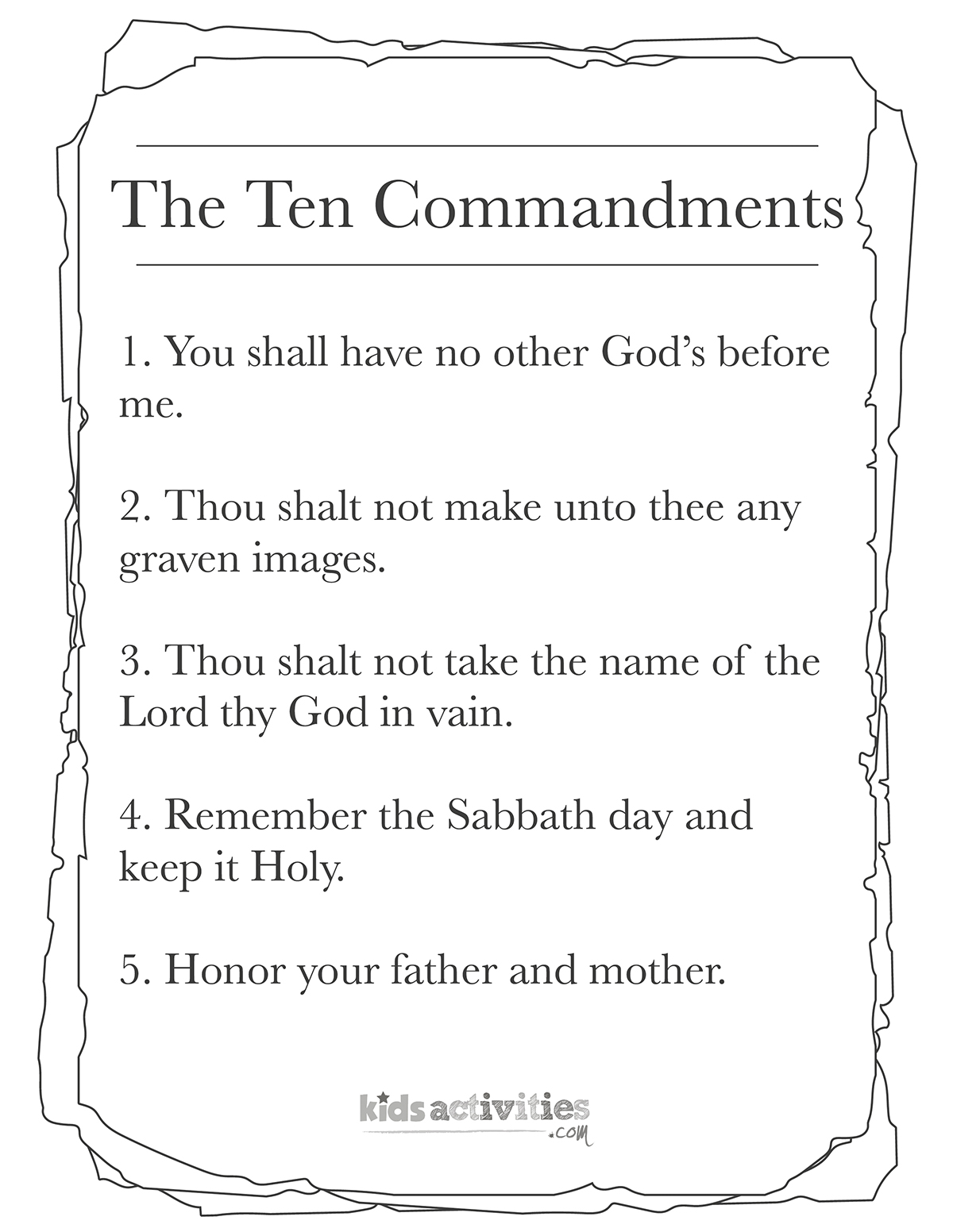 10 Commandments