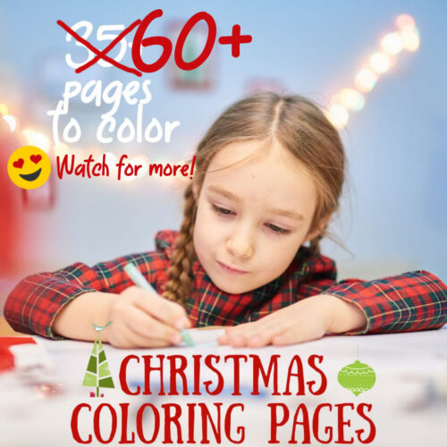 35+ Best Festive & Free Printable Christmas Coloring Pages for Kids | KAB