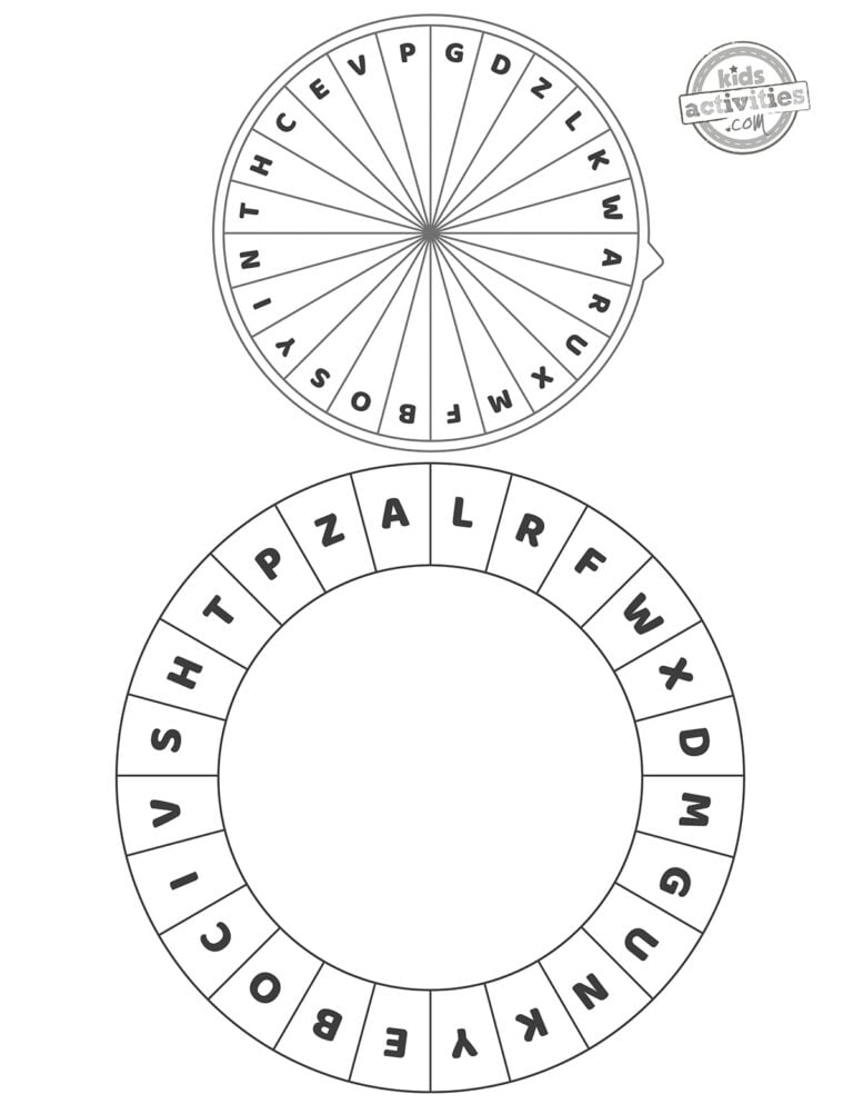 Write a Secret Code With Our Printable Cipher Wheel | Kids Activities Blog