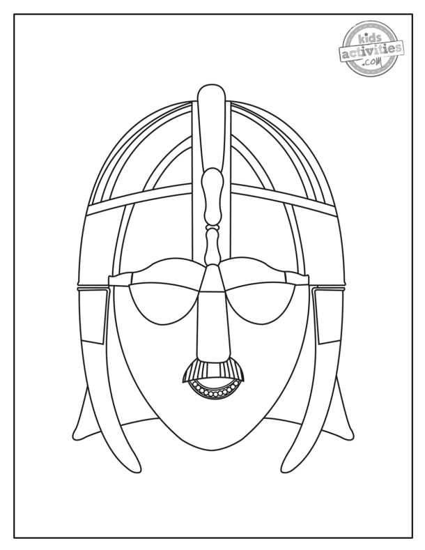 History for Kids: Early Medieval Art Free Coloring Page and Educational ...