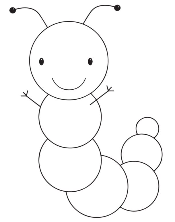 Adorably Simple Spring Bug Coloring Pages for Kids | Kids Activities Blog